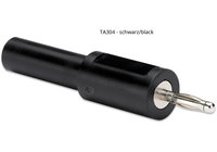TA306, TA307 - Adapter/Stecker 4 mm auf 2 mm, rot oder schwarz